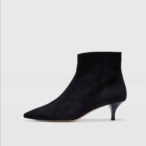 Black kitten heal bootie. Club Monaco Caddy Bootie